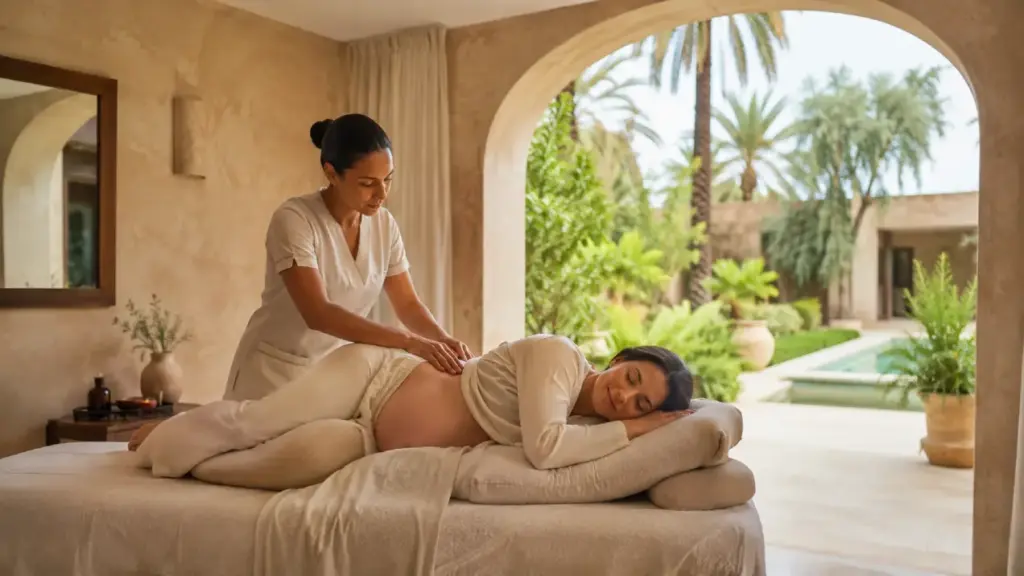 Massage Femme Enceinte (Prénatal) à Domicile Marrakech
