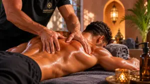 Massage Deep Tissue (Tissus Profonds) à Domicile Marrakech